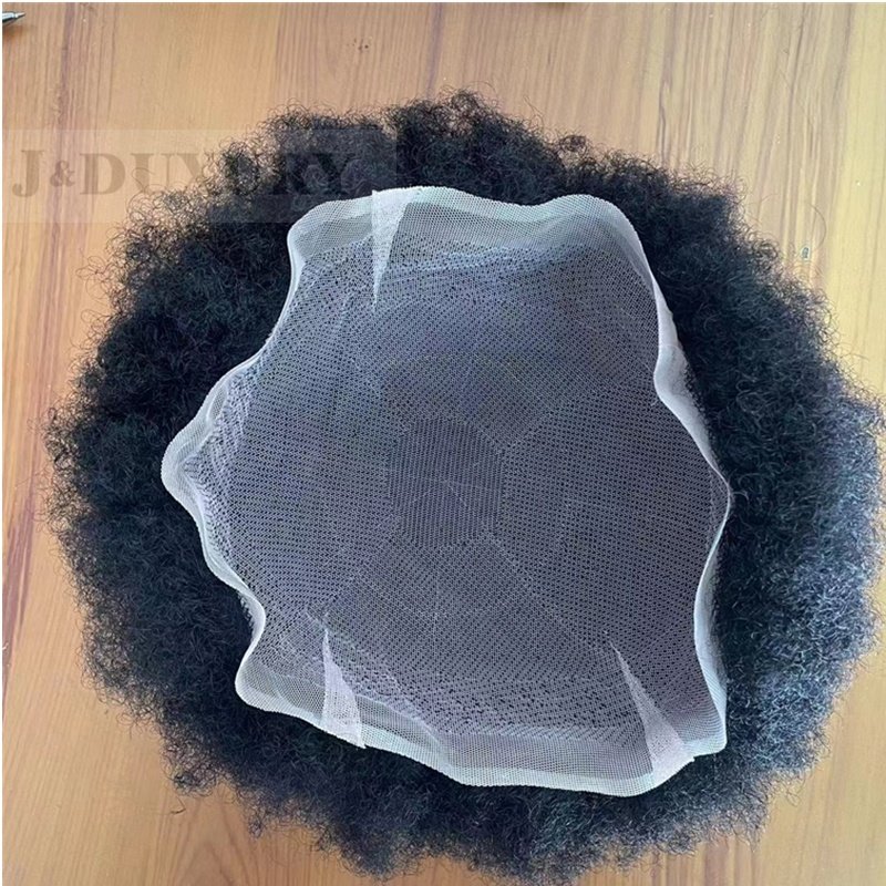 8x10 Human Hair Toupee Human Hair Wigs Pixie Cut Afro Toupee Men Full Lace Toupee Short Brazilian Hair for Black Transparent