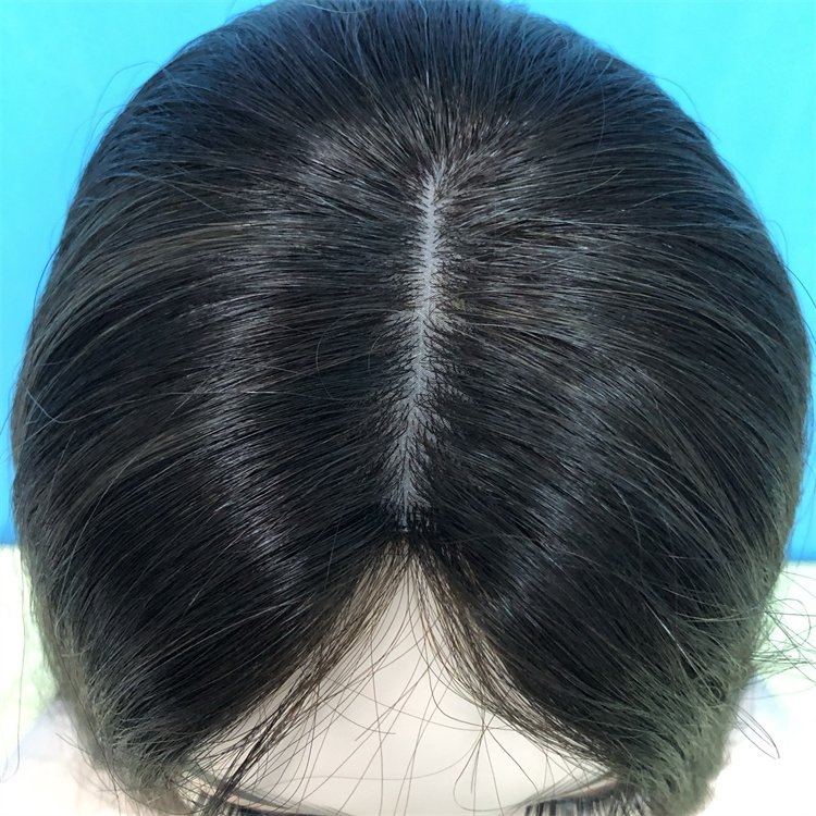 New Arrival Silk Skin Top Jewish Band Fall Wigs Lace Top Kosher Wig European Jewish Kosher Human Hair Wigs