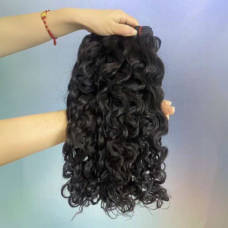 Wholesale natural hair bundles available in Loose Deep, Jerry Curly, Water Wave, and Curly Wave styles.