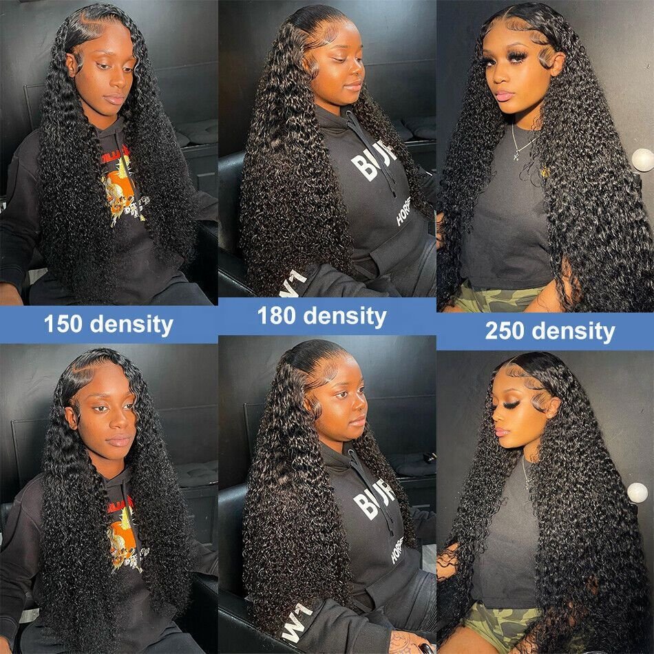 XBL Factory Deep Wave Raw Brazilian Hair HD Lace Frontal Wig Virgin French Lace Front Bone 100% Human Hair Wigs For Black Women