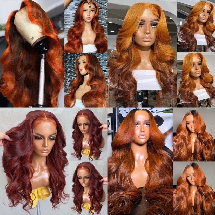 100% Real Mink Brazilian Human Hair Highlight Wig Ombre Color Full HD Swiss Lace Cuticle Aligned Virgin Hair Wig With Dark Roots