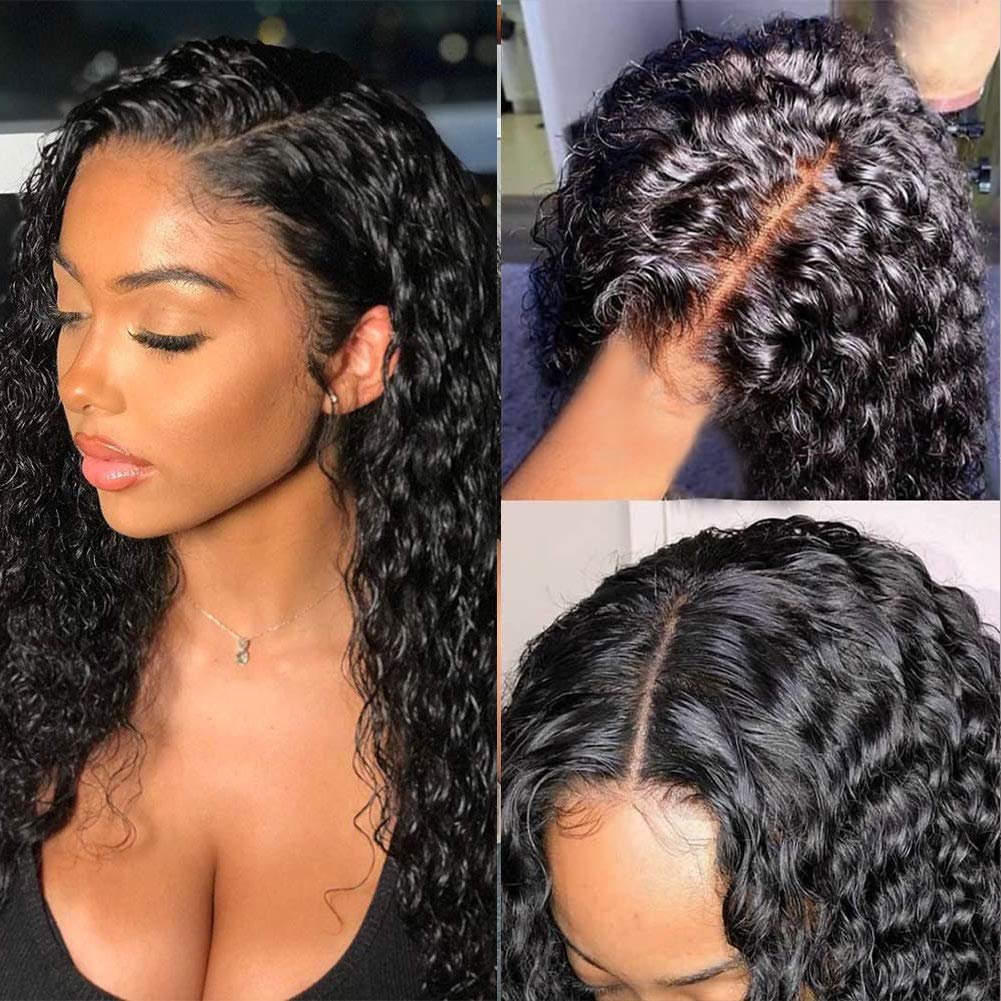Wholesale 360 Water Wave Lace Front Wig Hd Lace Frontal Brazilian Wigs For Black Women Human Hair 13x4 13x6 Curly Human Hair Wig