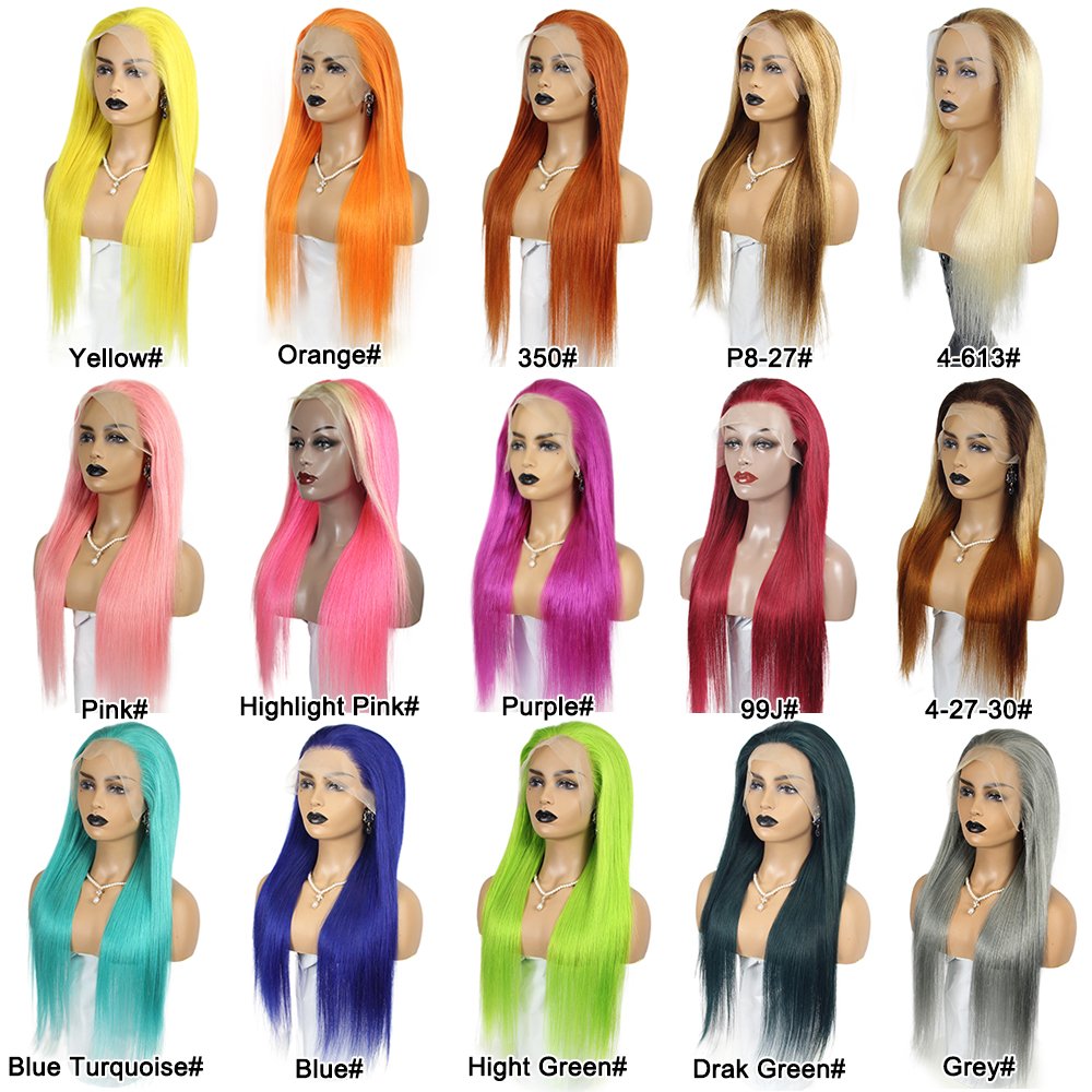 12A pre plucked natural hairline wholesale bone straight human hair short brazilian hair lace front wig for black women