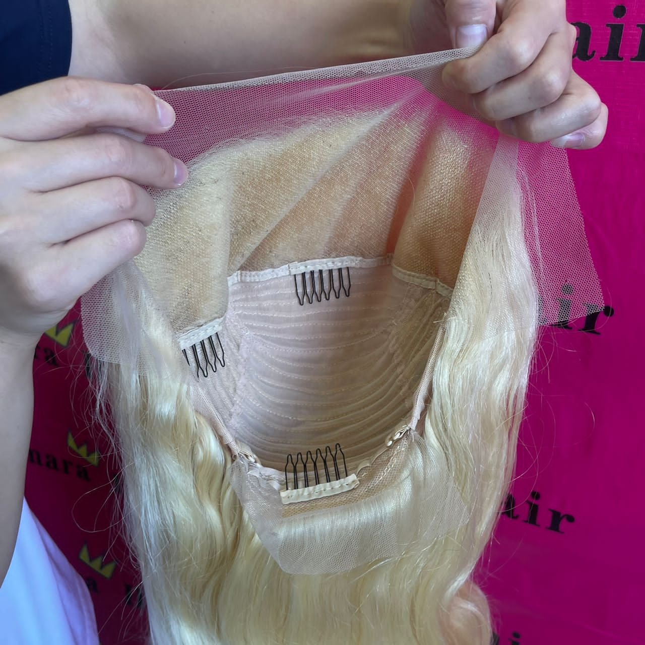 Amara supplier virgin human hair 613 body wave wig high quality 613 lace front wig human hair for woman in stock can ship now