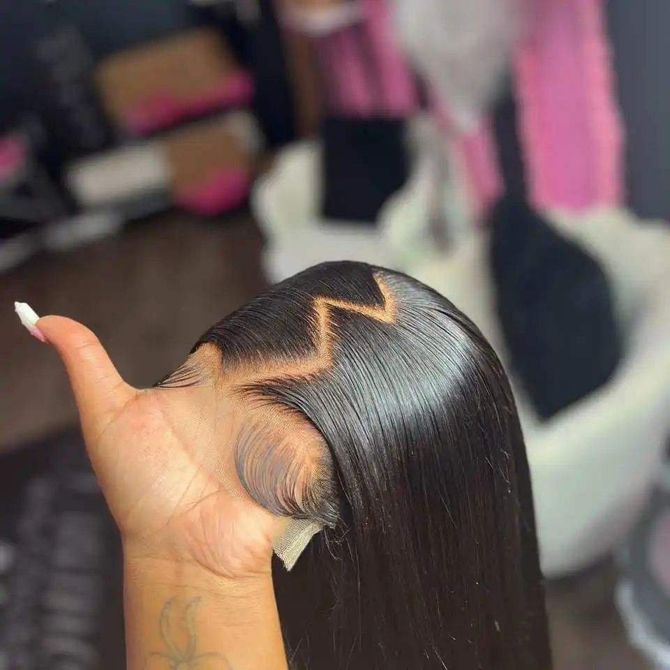 13x4 Lace Front Wig Human Hair wholesale vietnamese raw hair double drawn bone straight Glueless wig Natural human hair wigs