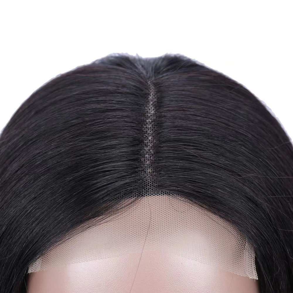 YL Short Straight T Part Human Hair Wigs For Women Pre Plucked Remy Virgin Brazilian Hair Bob Wig 4X1 Lace Frontal Bob Wigs