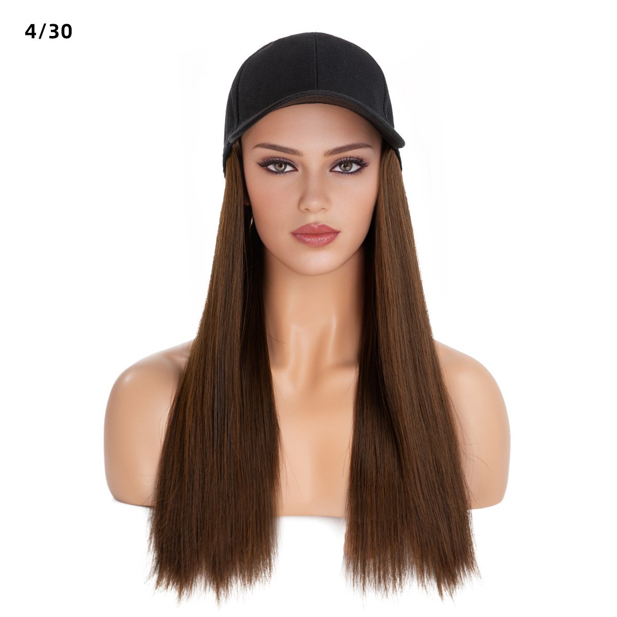 Human Hair Wigs Glueless Home Curtain Fashional Long Straight Synthetic Hair High Quality Hot Sale Hat With Wig