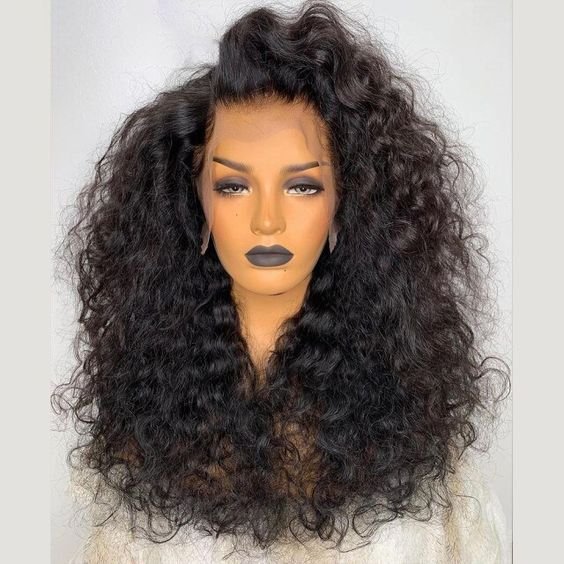 HD Full Lace Front Wig Human Hair Wigs Deep Curly Frontal Wig Virgin Brazilian Hair For Black Women