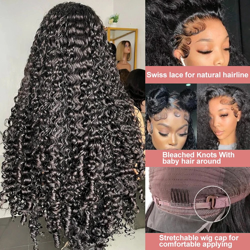Cheap Kinky Curly Glueless Lace Front Wigs Human Hair HD Lace Frontal Wigs Raw Brazilian Natural Human Hair Wigs For Black Women