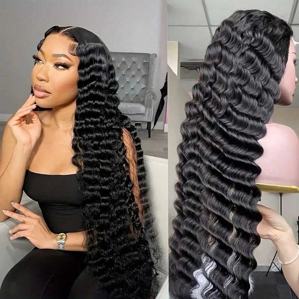 Lace Front Body Wave Wigs 13x4 4x4 T Part Human Hair Wigs, Ombre Honey Blonde Brazilian Remy Virgin Human Hair Wigs for Women