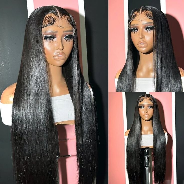 Raw Vietnamese Hair Wig Bone Straight Human Hair Vendor 13x4 Pre Pluck Hd Lace Front Wig Raw Cambodian Hair Wig for Black Women