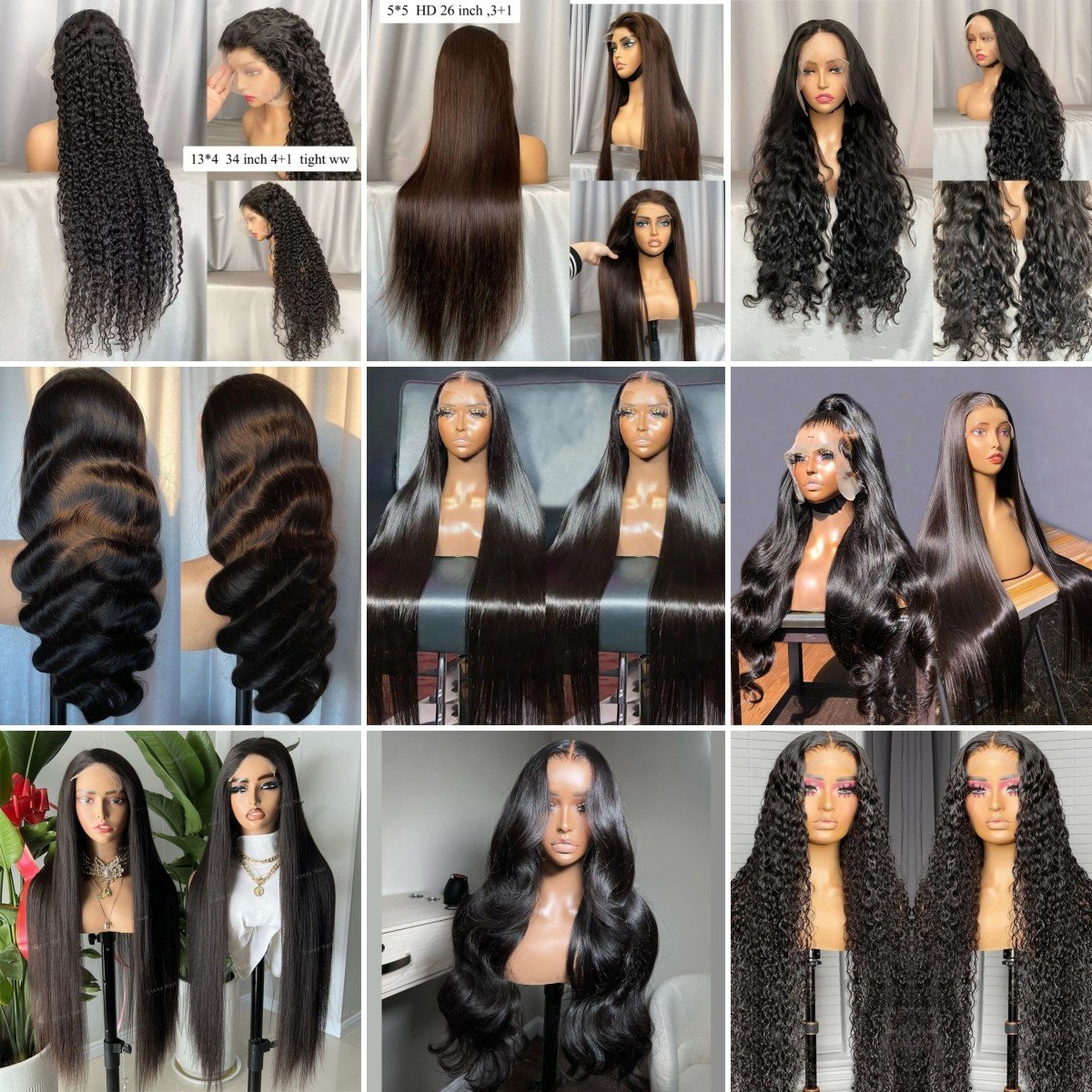 Wholesale Burmese deep Curly Hair Wear and go Glueless Wigs Front Lace Wig Virgin Human Hair Wigs Transparent Raw Brazilian Hair