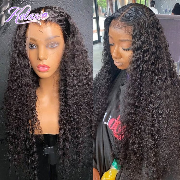 13x6 Raw Burmese Long Kinky Curly Hd Lace Human Hair Wig,Italian 250 Density Afro Kinky Curly Human Hair Wig With Baby Hair