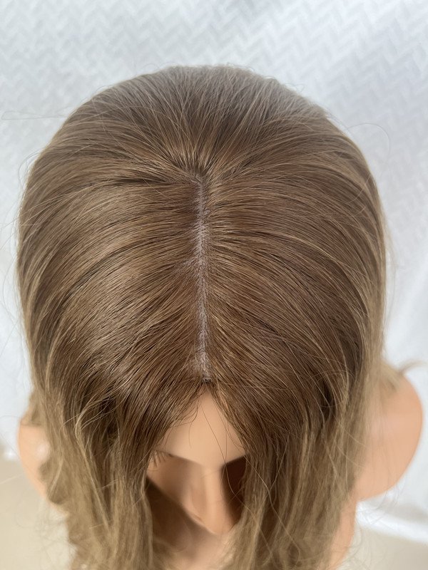 Full Cuticle Aligned Silk Top Base Full Lace European Virgin Human Hair Women Kosher Jewish Wig