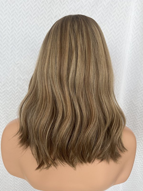Full Cuticle Aligned Silk Top Base Full Lace European Virgin Human Hair Women Kosher Jewish Wig