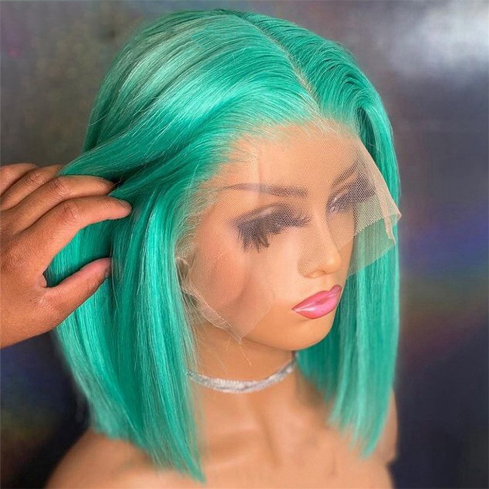 Cheap Grey #613 Blonde Colored Bob Wig Wholesale Peruvian Short Bob Wigs Human Hair Lace Front HD Lace Frontal Wig Human Hair