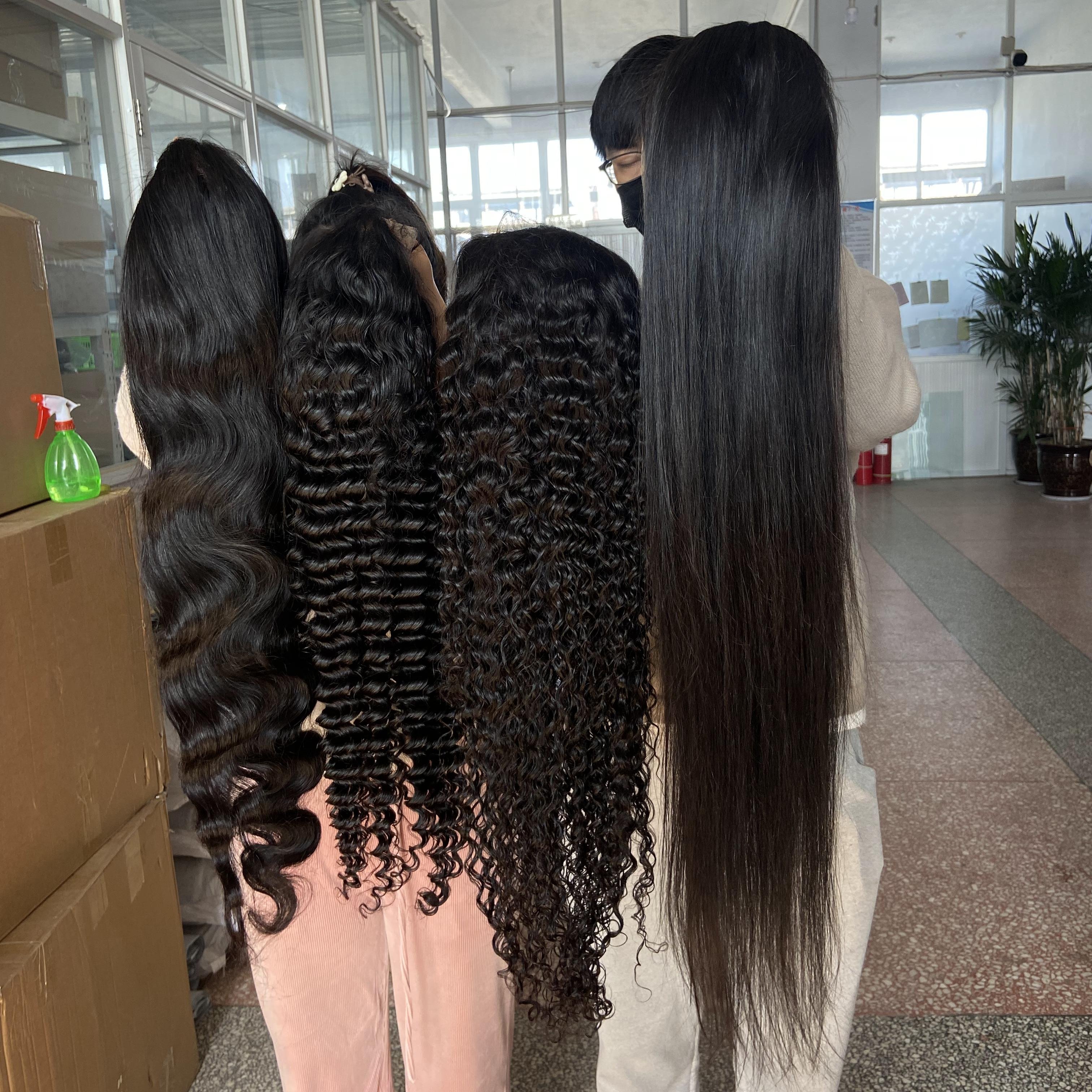 Raw Virgin Cuticle Aligned Dropshipping Hair Extension And Wigs Real Human Wigs Silky Wave Original Lace Human Hair Wig