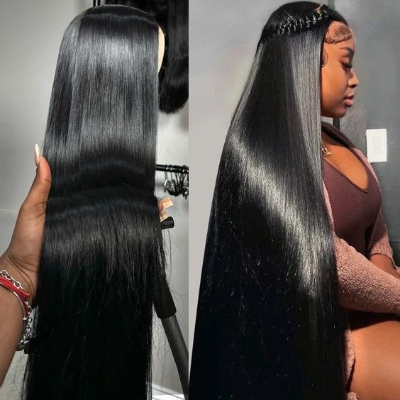 13x4 Glueless Straight Transparent HD LaceFront Wig, Vietnamese Human Hair Glueless Full Lace Wig ,Bone Straight Human Hair Wig