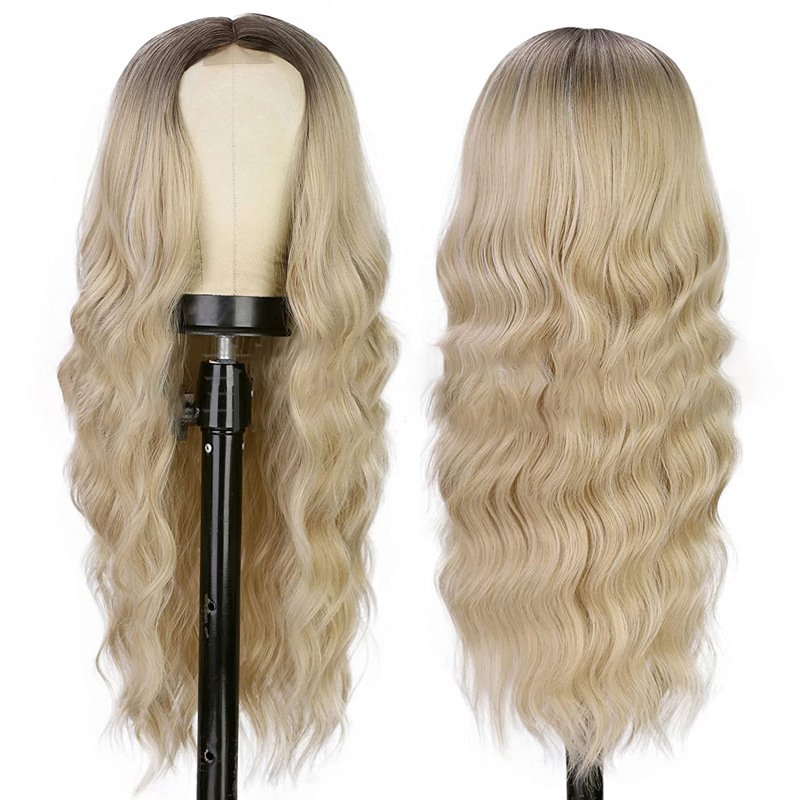 Factory Direct Sale Human Hair Transparent Hd Full Lace Wig 26Inch Multicolor Wave Lace front Wig for Women