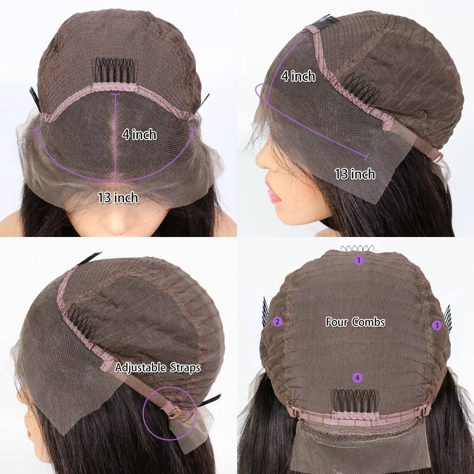 Wholesale pre plucked bleached knots 100% human hair wigs vendors Virgin Brazilian human hair hd lace frontal wig