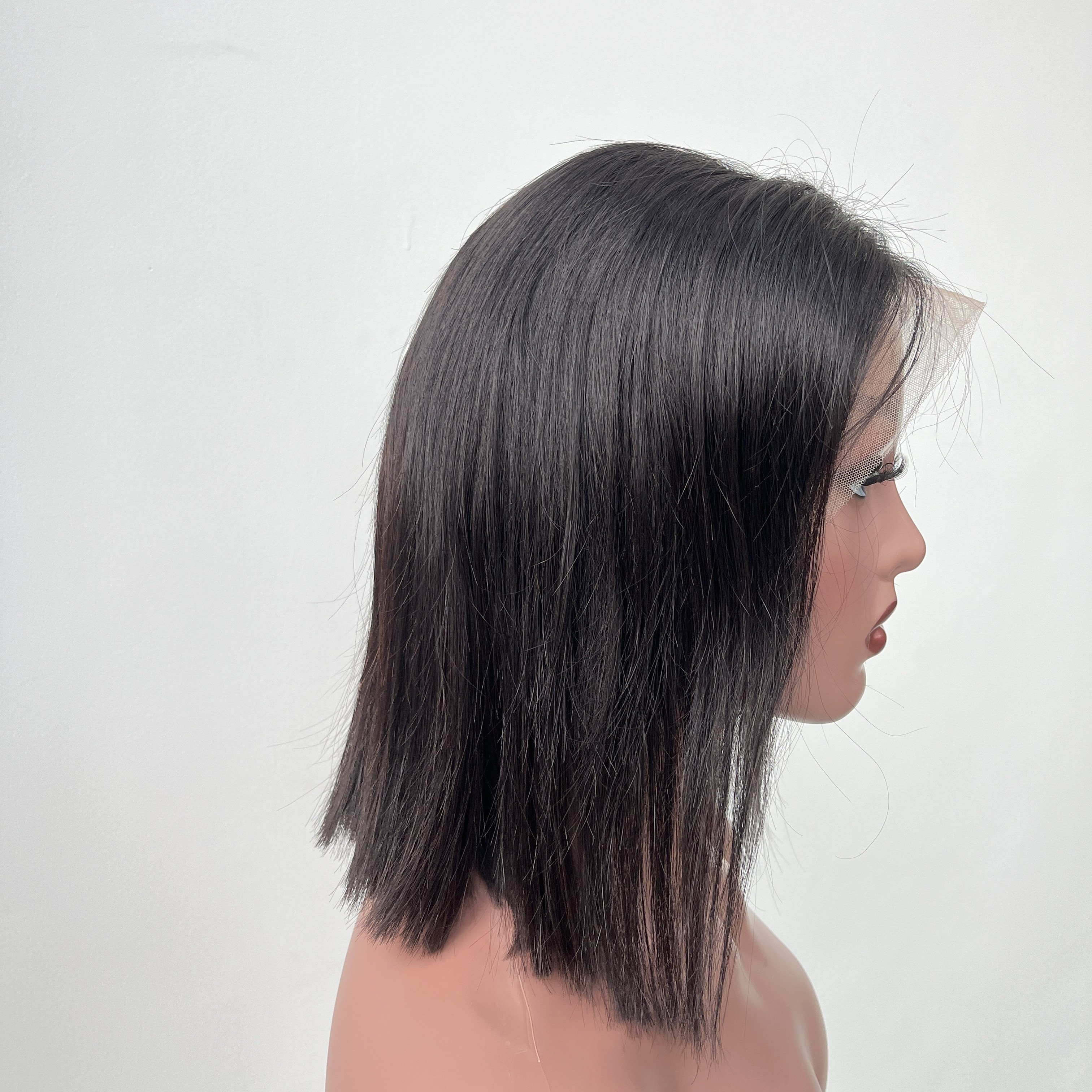 Human Hair Short Cut Human Hair Bob Wigs 13x4 Transparent Lace Frontal Weaves And Bob wigs natural Glueless Wig