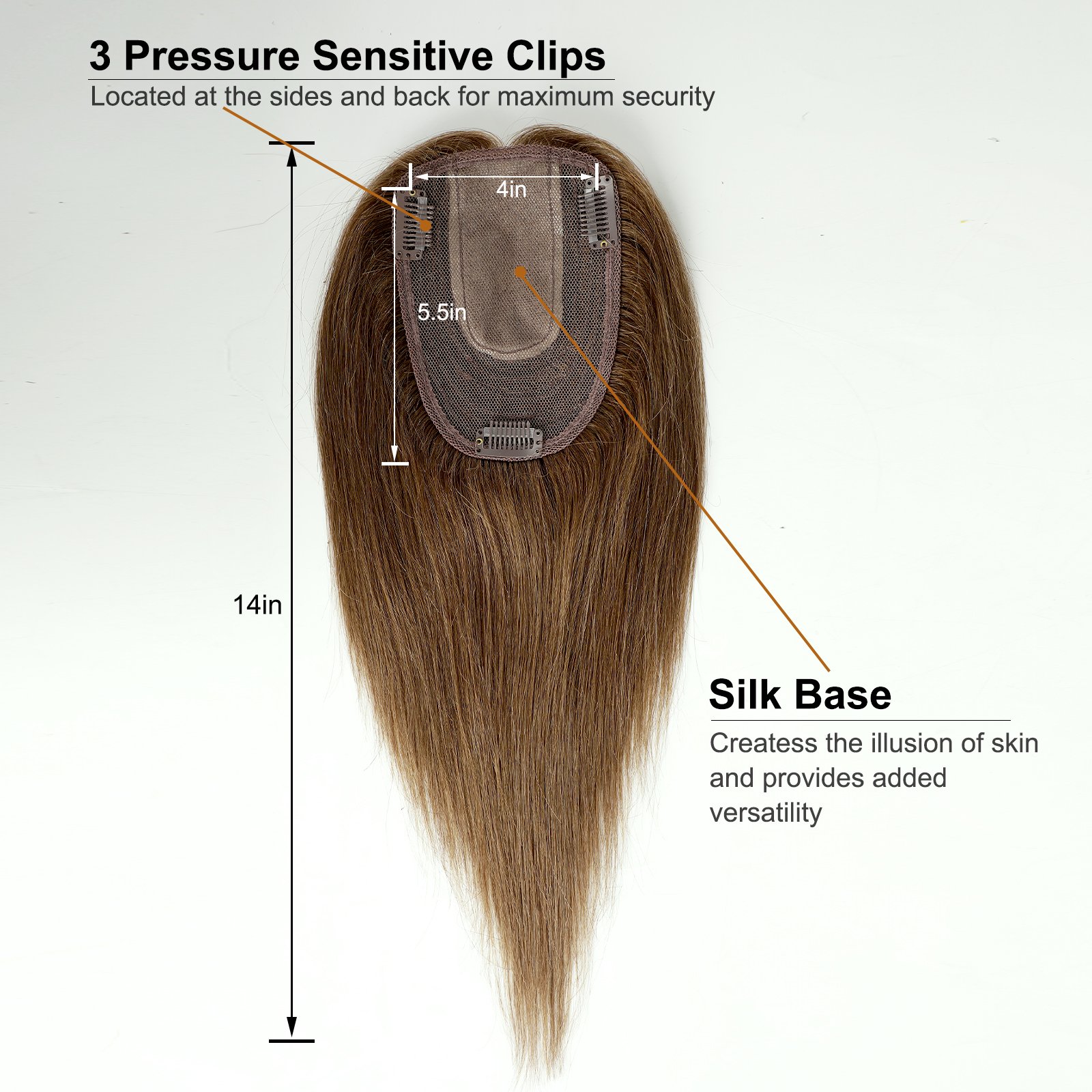 2024 Human Hair Wig Silk Top High Quality Hair Topper Virgin European Remy Hair