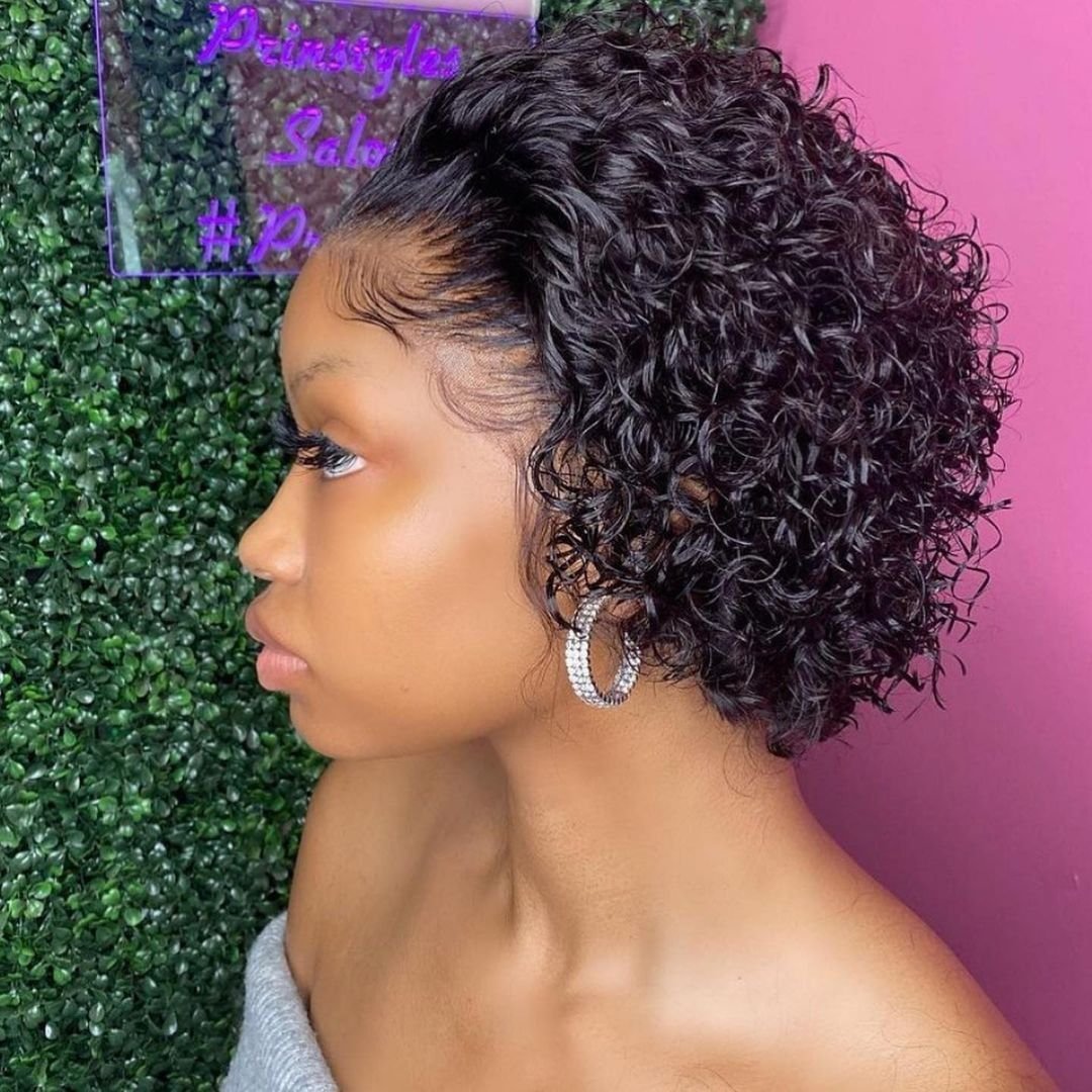 Sample Russian Remy Human Hair Wig,Long Kinky 4*4 Bob Human Hair Wig,Italy Short Kinky Deep Curly Human Hair Wig