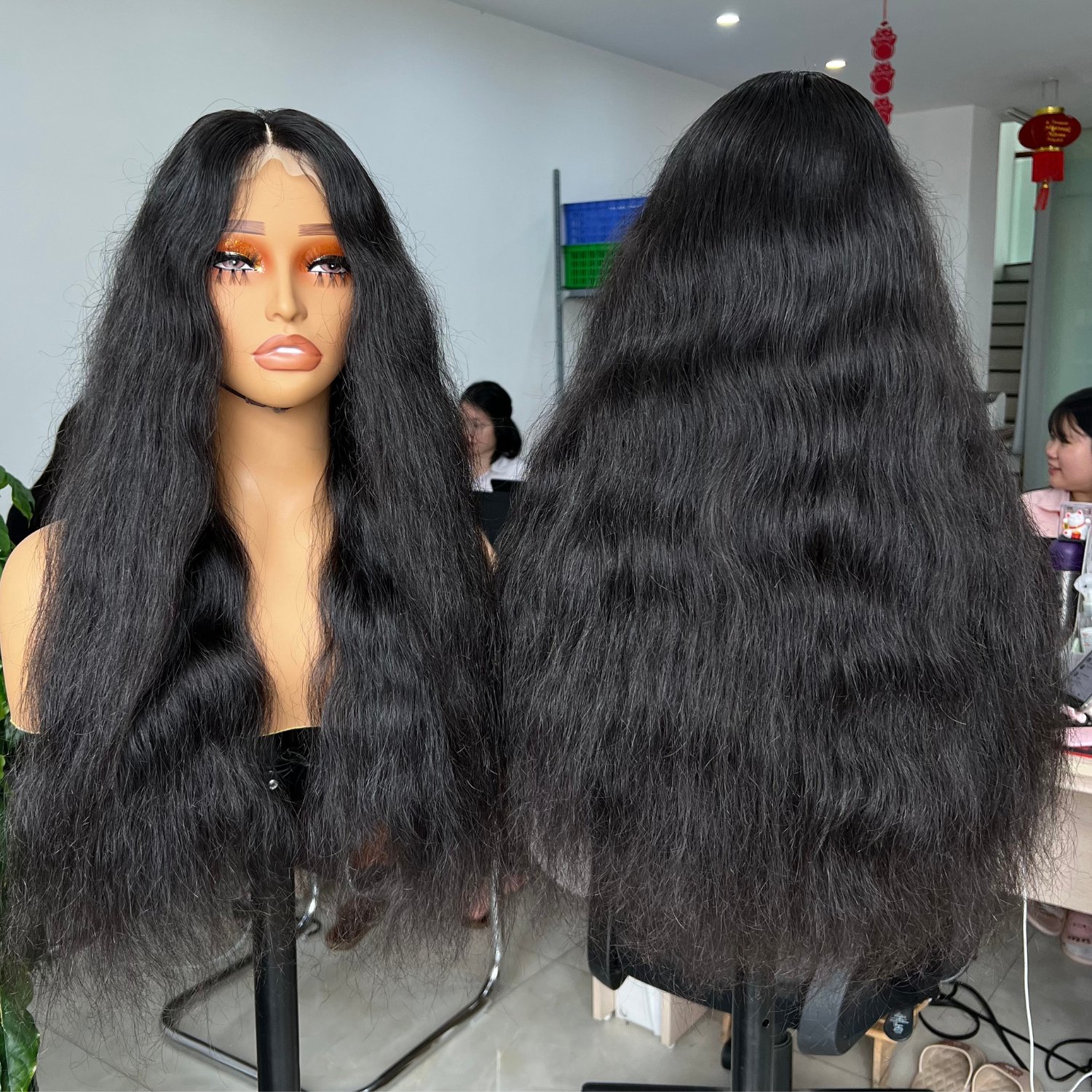 HD Lace Wig For Women From Raw Natural Wavy Hair 100% Unprocessed Human Hair Wholesale Price From AZ Hair Vietnam Factory