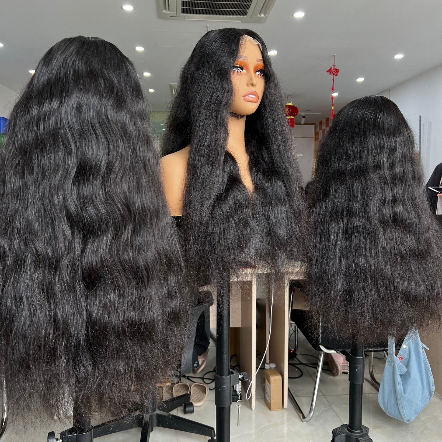 HD Lace Wig For Women From Raw Natural Wavy Hair 100% Unprocessed Human Hair Wholesale Price From AZ Hair Vietnam Factory