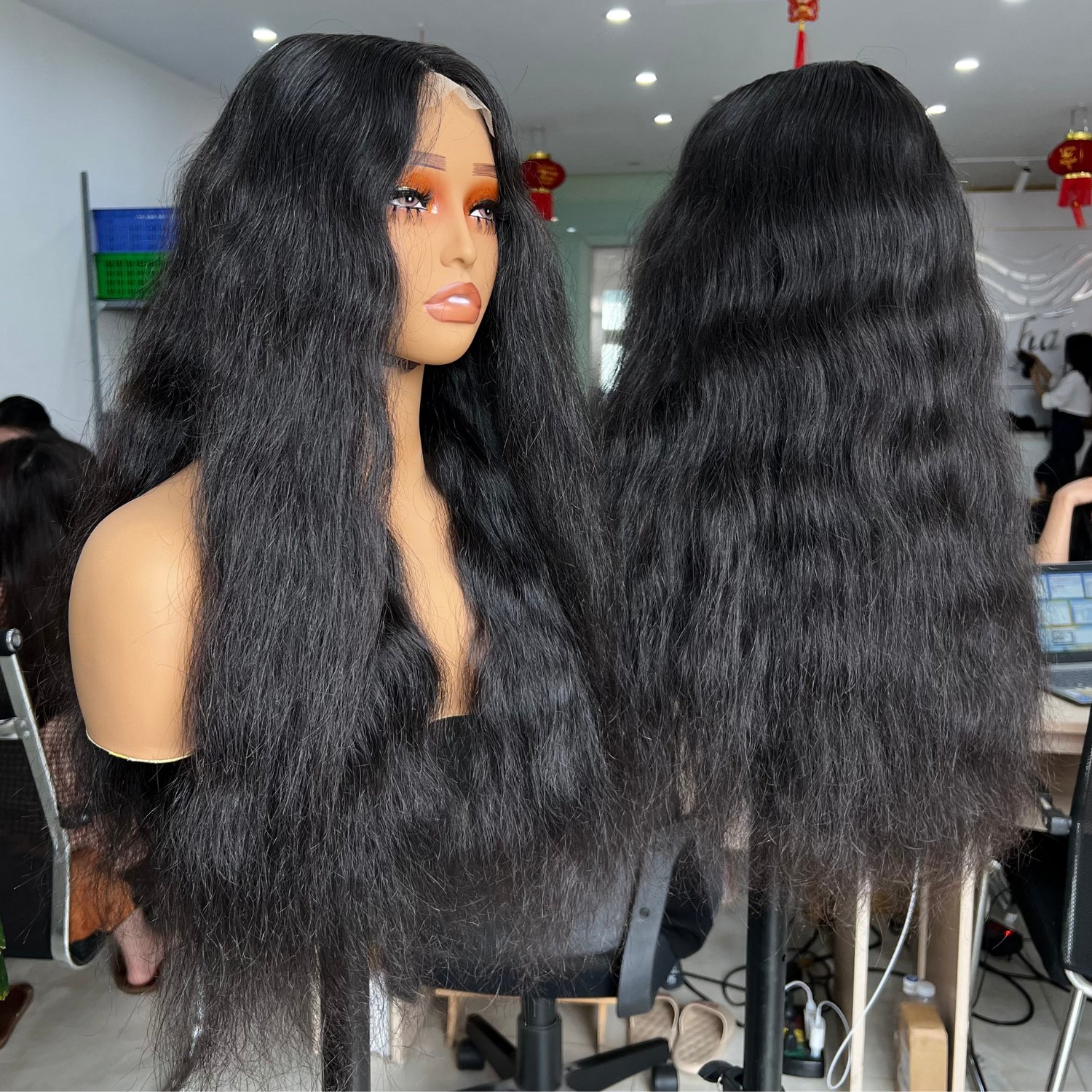 HD Lace Wig For Women From Raw Natural Wavy Hair 100% Unprocessed Human Hair Wholesale Price From AZ Hair Vietnam Factory