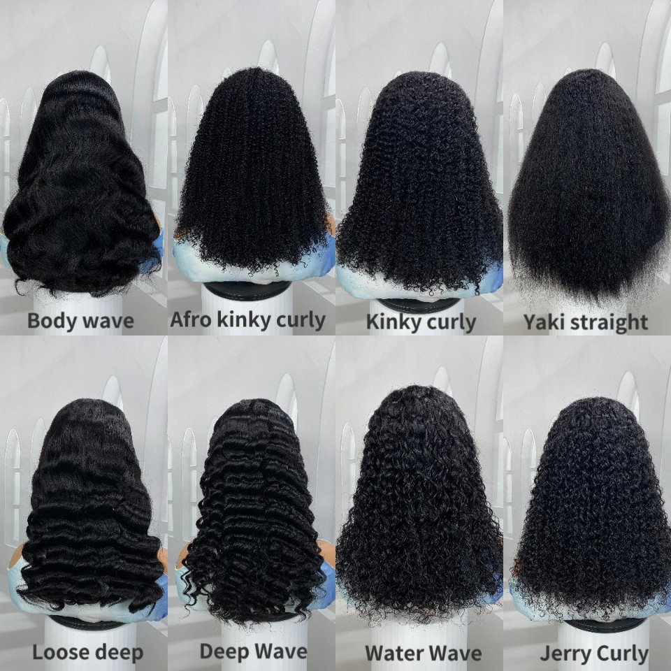 Wholesale Yaki Kinky Straight Glueless Brazilian 13X4 13X6 Hd Thin Transparent Full Lace Frontal Human Hair Wigs For Black Women