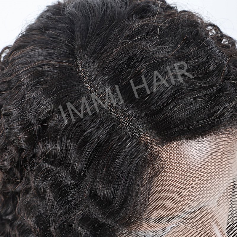 Cheap Price 13*1 Lace Curly Human Hair Wig Bleached Knots Short Brazilian Wig Transparent Lace Human Hair Wig For Black Women