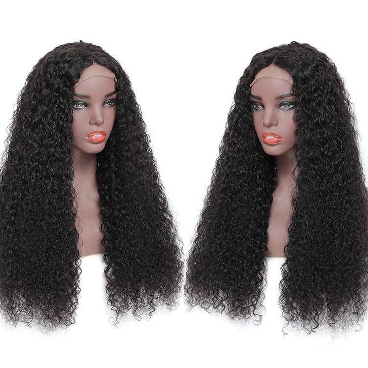 Natural Peruvian Lace Front Wigs HD Transparent Jerry Curly Cuticle Aligned Lace Frontal Wigs Raw Human Hair Lace Wigs