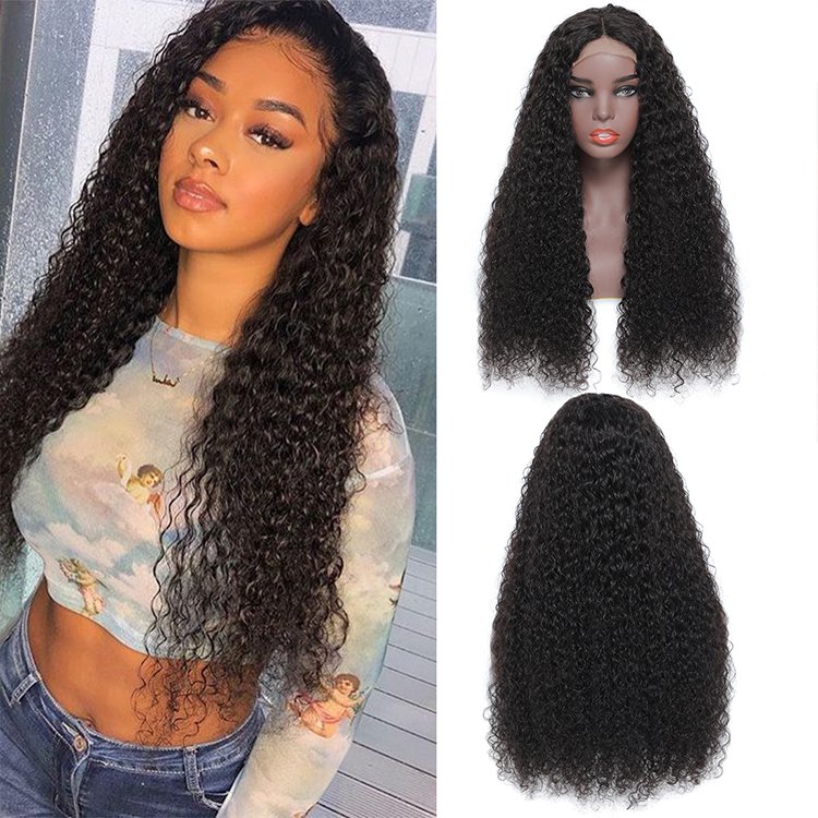Natural Peruvian Lace Front Wigs HD Transparent Jerry Curly Cuticle Aligned Lace Frontal Wigs Raw Human Hair Lace Wigs