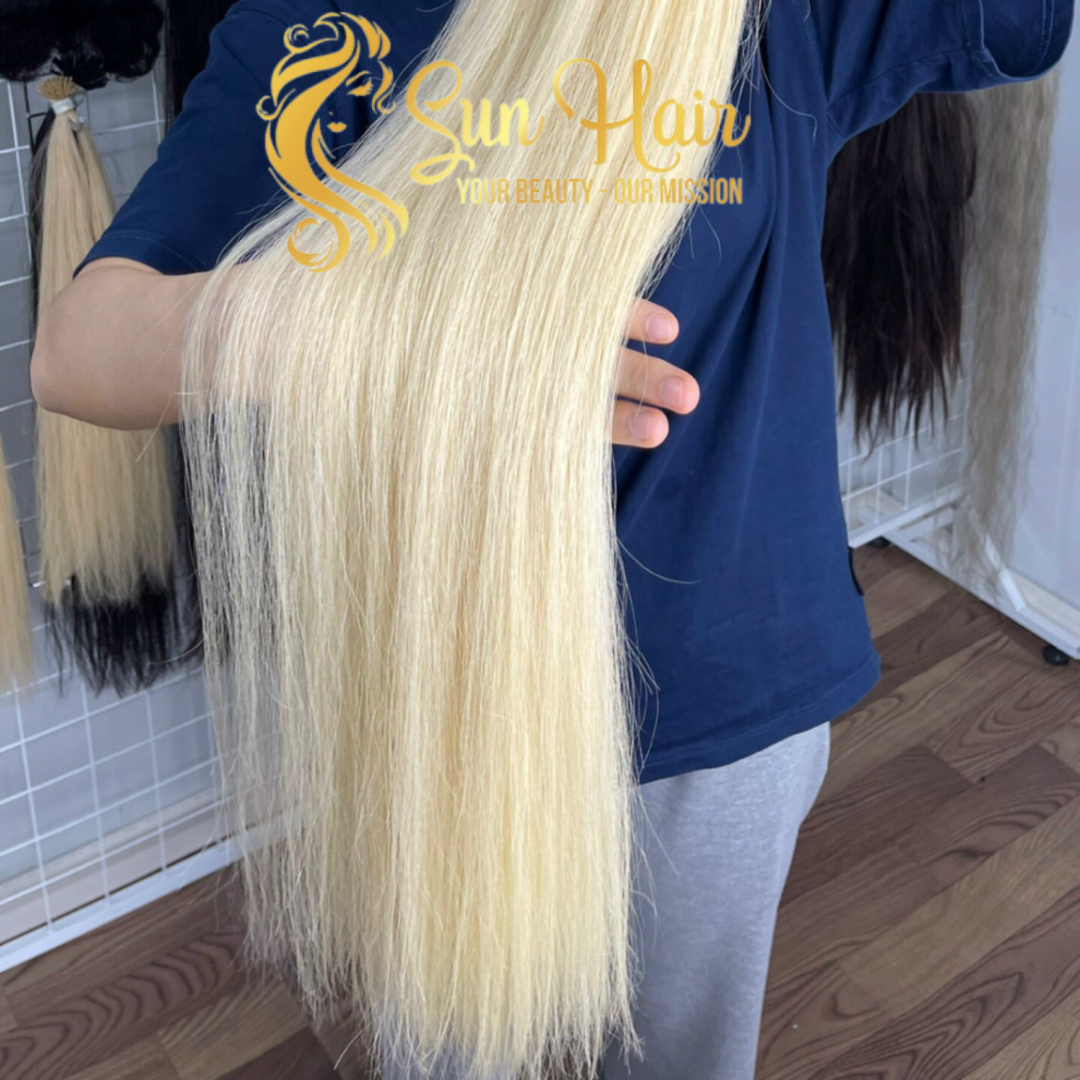 Wholesale Hot Trending #613 Color Unprocessed Raw Cuticle Aligned Weft Hair 100% Remy Vietnamese Human Hair Extensions