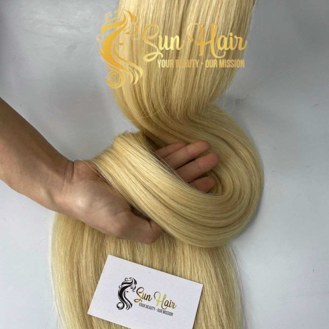 Wholesale Hot Trending #613 Color Unprocessed Raw Cuticle Aligned Weft Hair 100% Remy Vietnamese Human Hair Extensions