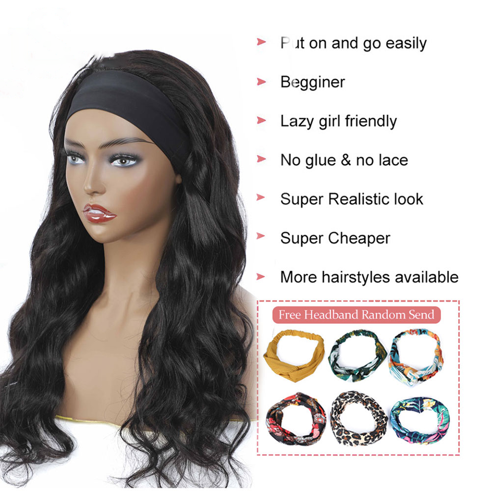 Cheap Body Headband Brazilian Natural Human Hair Wigs Human Hair Lace Front Wigs Glueless Hd Lace Frontal Wigs For Black Women
