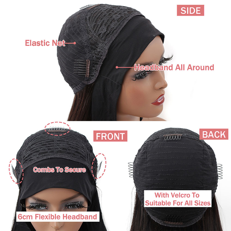 Cheap Body Headband Brazilian Natural Human Hair Wigs Human Hair Lace Front Wigs Glueless Hd Lace Frontal Wigs For Black Women
