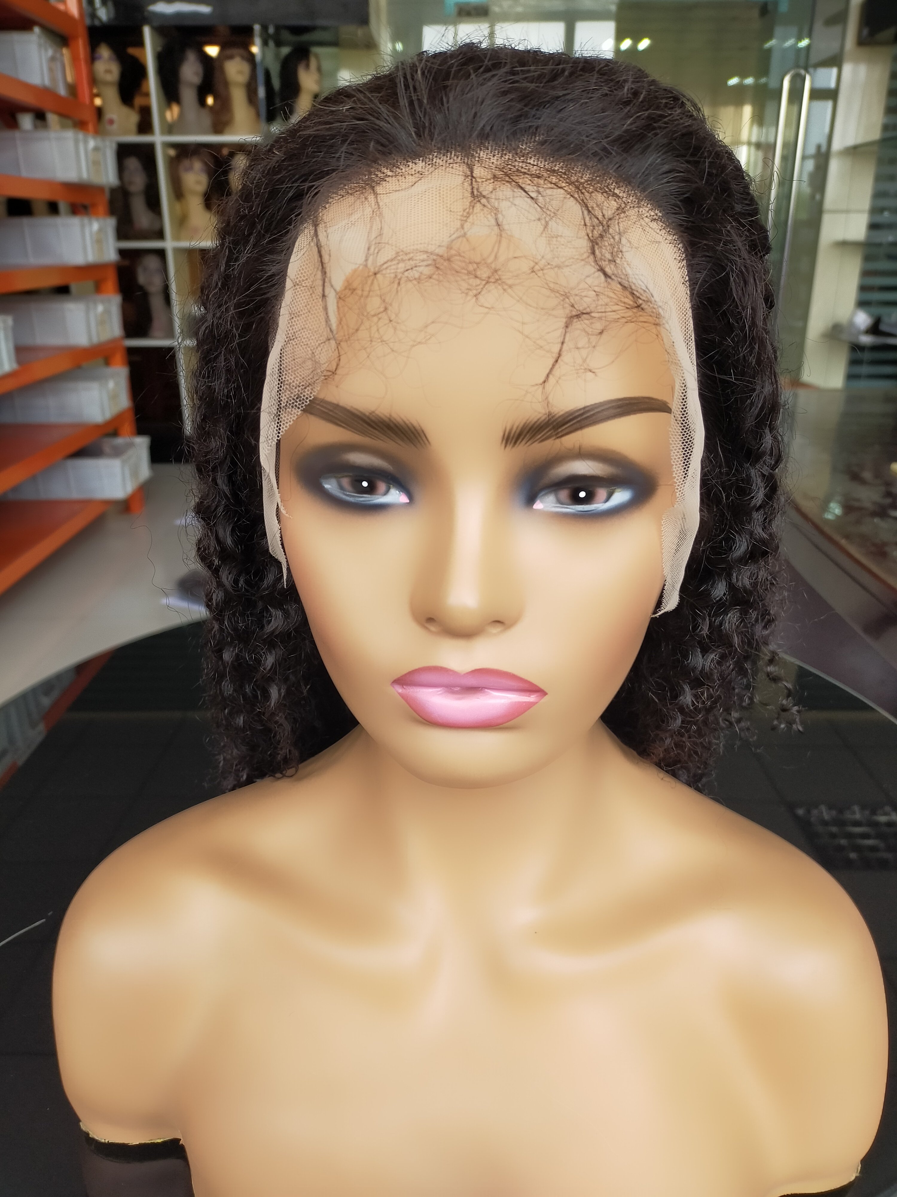 Human Hair Wig Vendors 13x6 13x4 Hd Lace Frontal Wigs Wholesale Virgin Jerry Curly Natural Human Hair Lace Front Wigs for Female