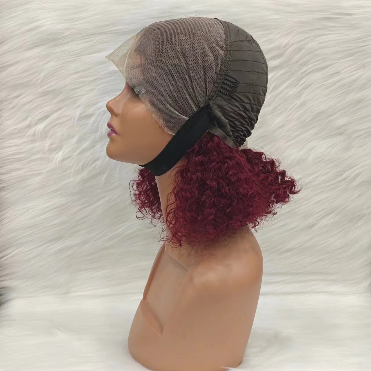 Wholesale Brazilian 13x6 HD Human Hair Transparent Lace Front Wig for Black Women, Deep Wave 13*4 HD Swiss Lace Frontal Wigs