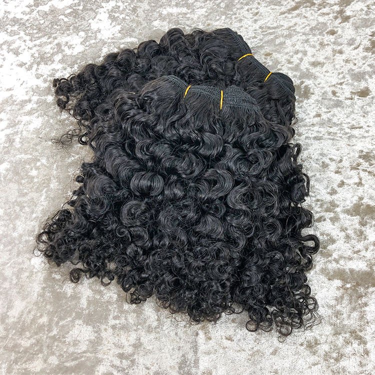 Burmese Kinky Afro Curly Hair Bundle Full Cuticle Aligned Raw Vietnamese Human Hair extensions Double Weft Vietnamese raw hair