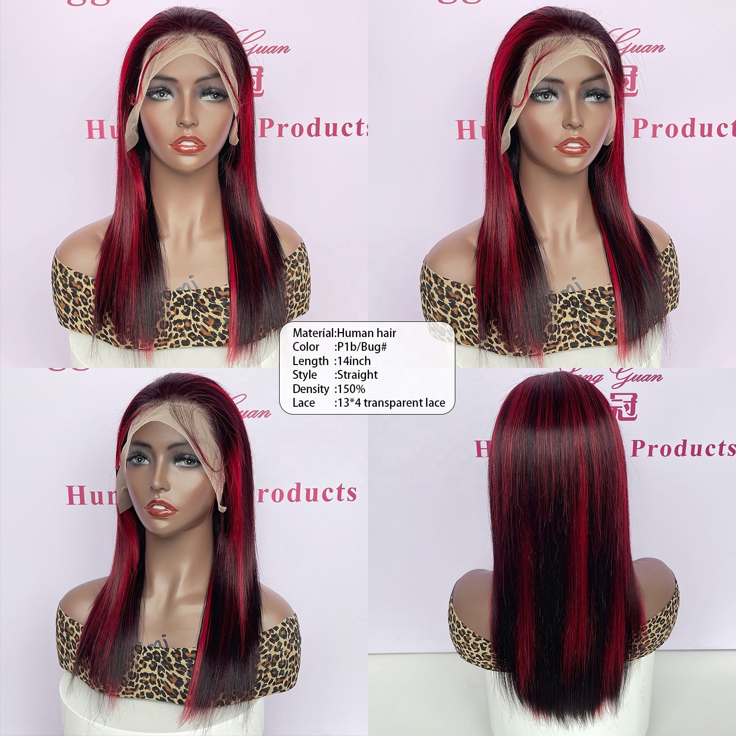 Factory Wholesale Highlight Wig cabelo humano piano P4 27 30 Bone straight human hair wig 13X4 lace front wigs