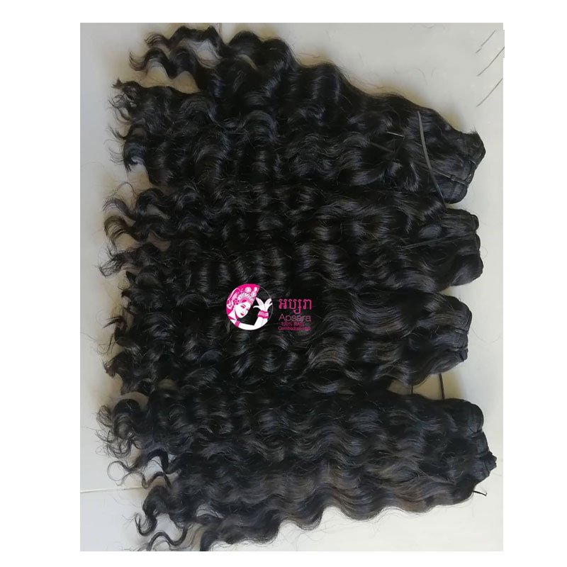 or Whats app us +855 884013114 High-quality Apsara Cambodian Wavy Curly Raw virgin human hair wig or Whats app us +855 884013114