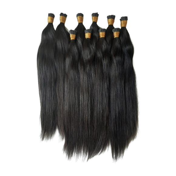 Wholesale Indian Exporters' U-TIPS Hair Bundles Extension Double Drawn High Quality Human Hair Natural Colored