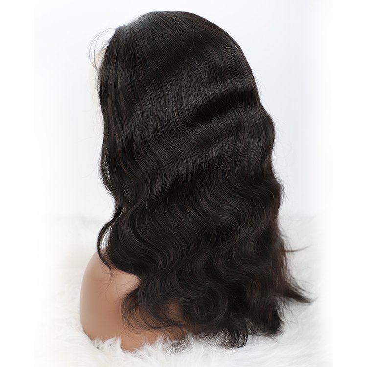 Super Double Drawn Wig Unprocessed Human Hair Weave Bundles And Closure Set Double Drawn Human Hair Wig