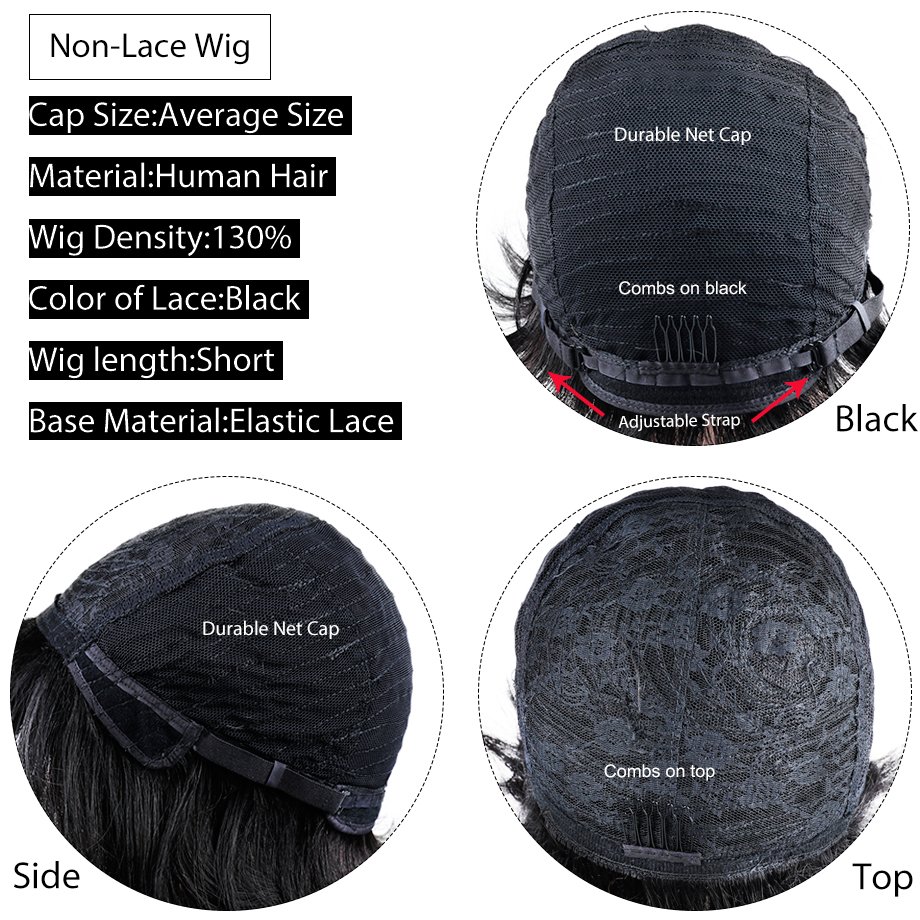 Wholesale Indian Jerry Curly Human Hair Wigs with Bangs Virgin Hair Wigs For Women Machine Made wigs Natural Color