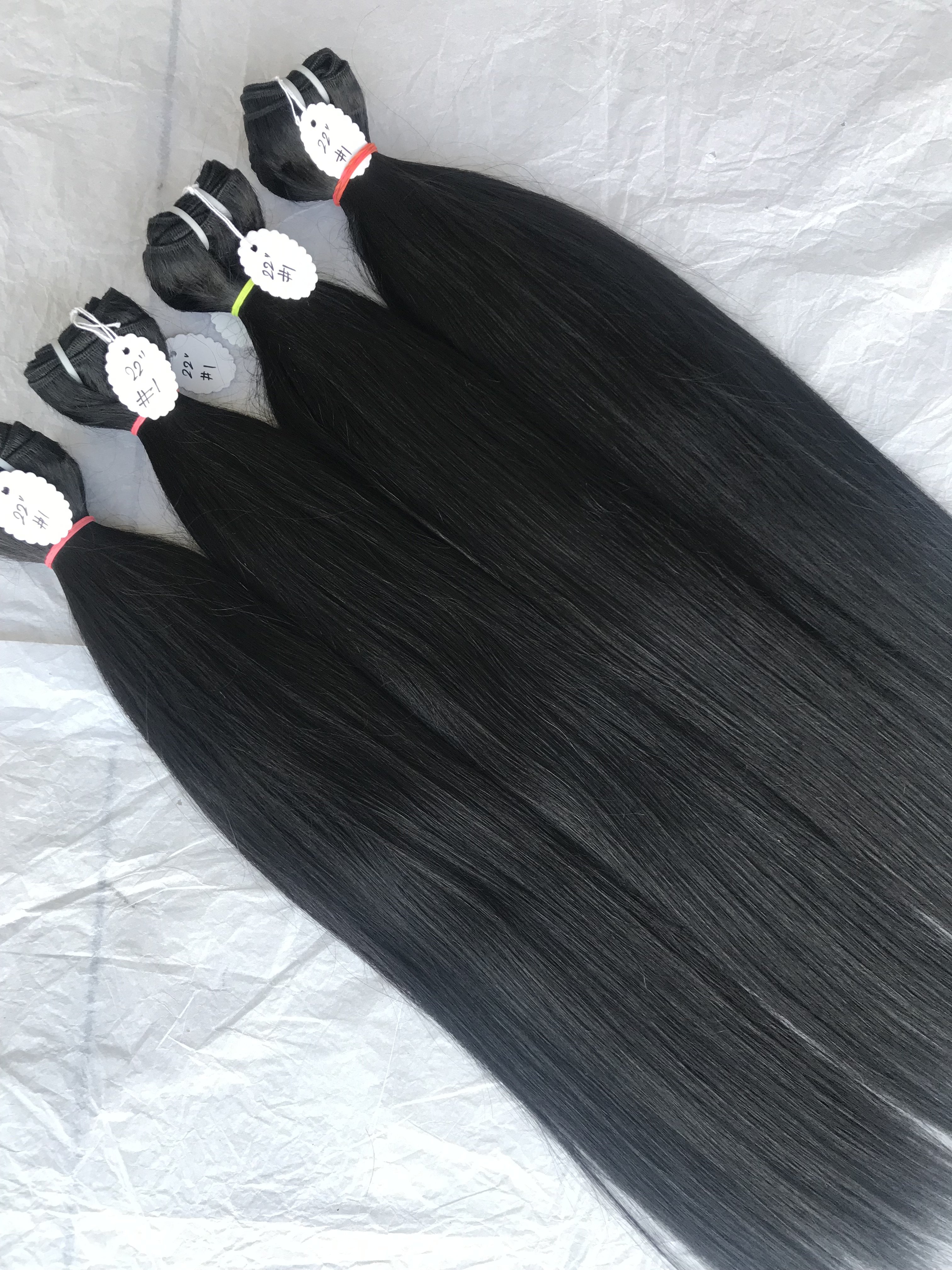 Factory Drop Shipping Virgin Natural Black Colour #1 Smoothest 22 Inch Straight For Black Women Brazilian Human Hair Suppliers