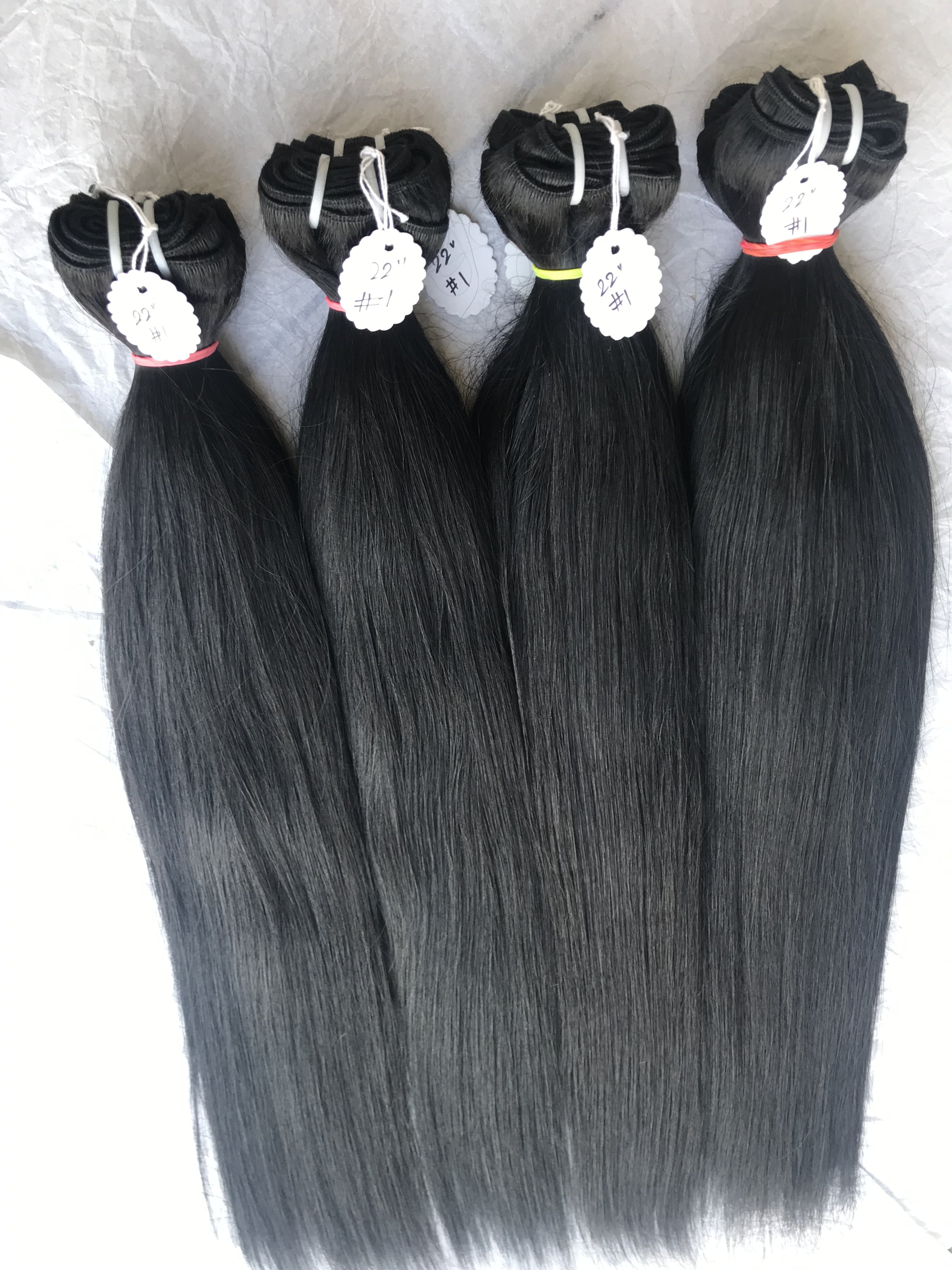 Factory Drop Shipping Virgin Natural Black Colour #1 Smoothest 22 Inch Straight For Black Women Brazilian Human Hair Suppliers