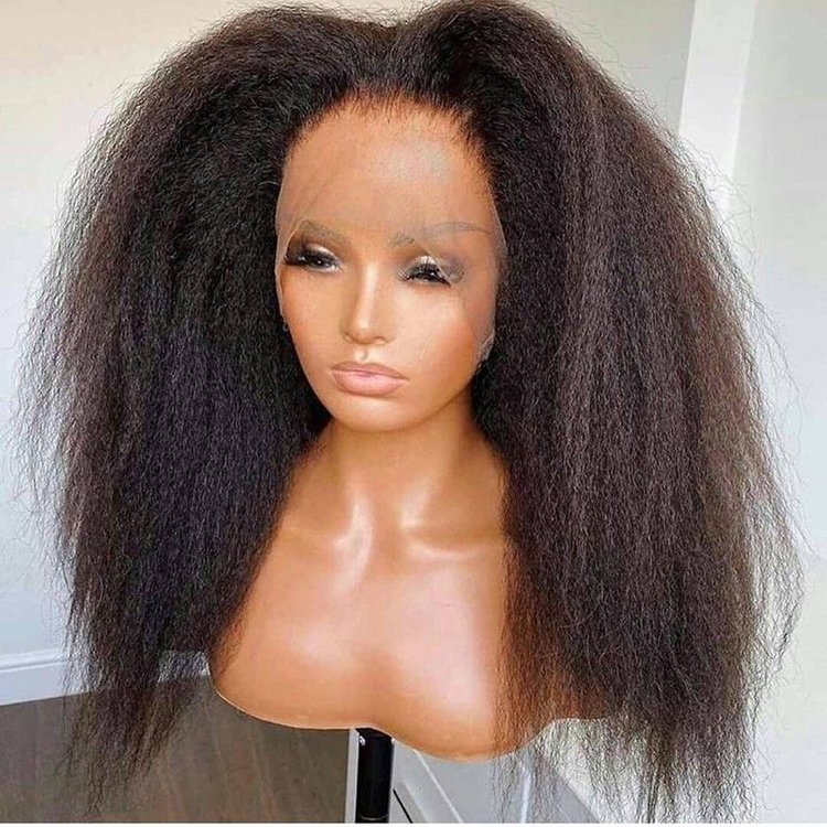 Brazilian hair swiss hd lace frontal wig kinky curly human hair wig for women pre pluck lace wig with curly baby hair