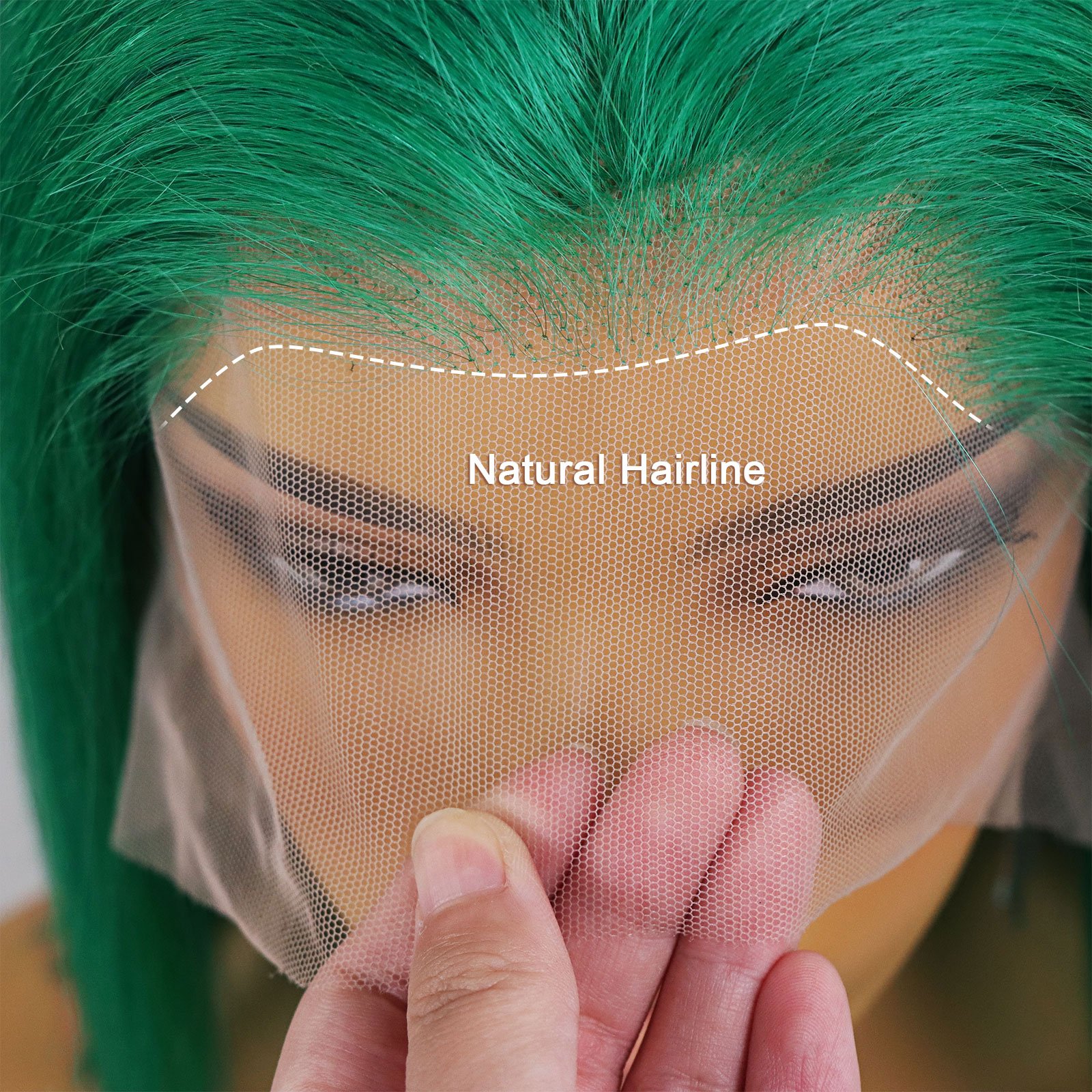 Dark Green Short Bob Human Hair Wigs 13x4 Lace Frontal Wig Colored Glueless Brazilian Remy Hair Transparent Lace For Women 150%